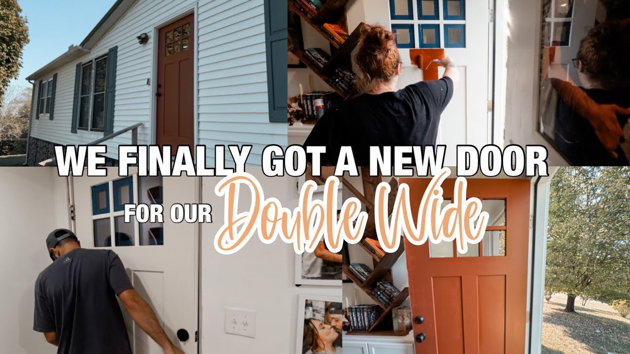 I&rsquo;VE WANTED THIS DOOR FOR SO LONG! Double Wide Trailer Projects | mobile home makeover 