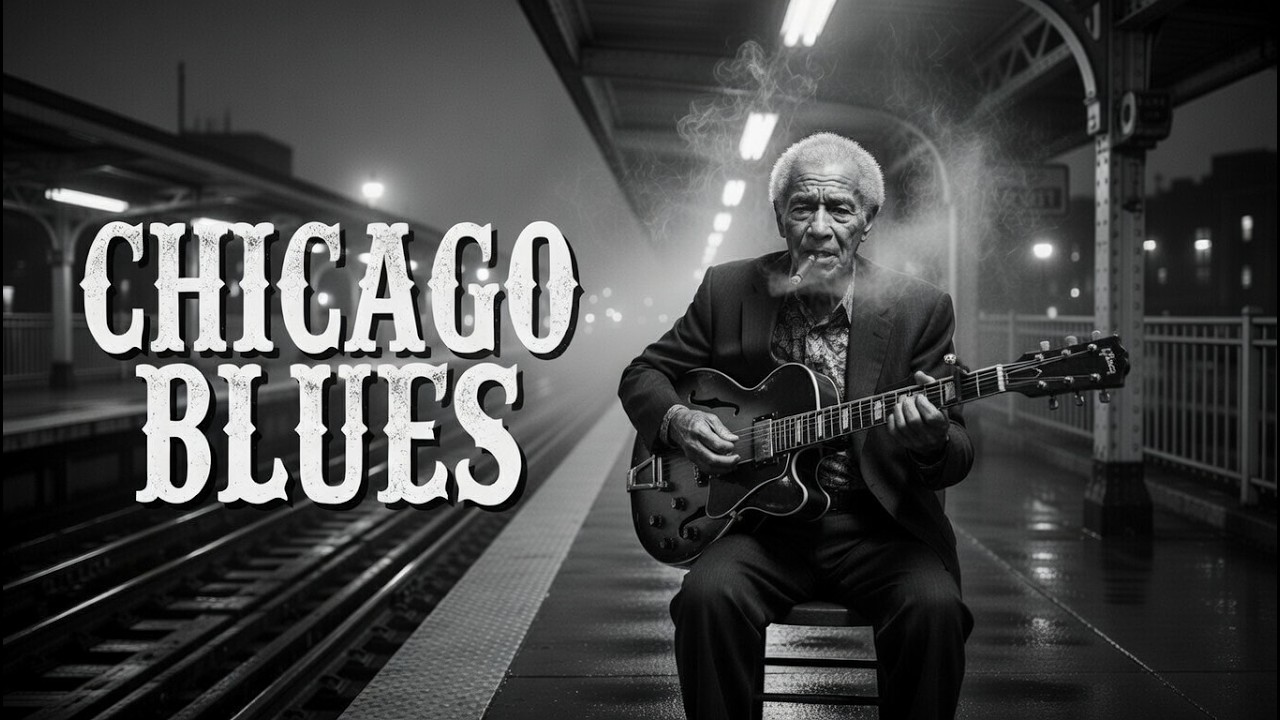 Chicago Blues Music | Chicago Blues Guitar Legends 🎶 Timeless Electric Blues from Chicago Streets