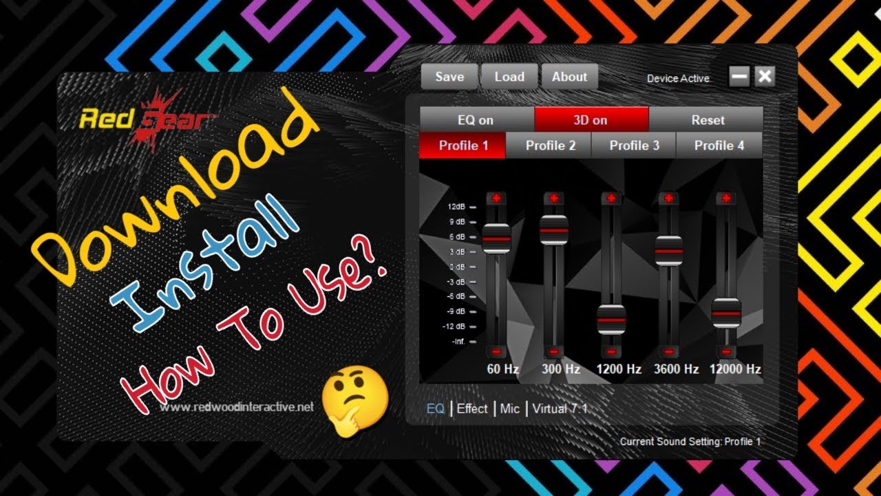 How To Download & Install Redgear Cosmo 7.1 Software | How To Use Detailed Explanation