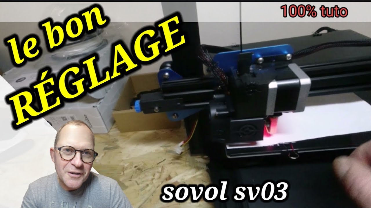 IMPRIMANTE 3D RÉGLAGE DU PLATEAU
