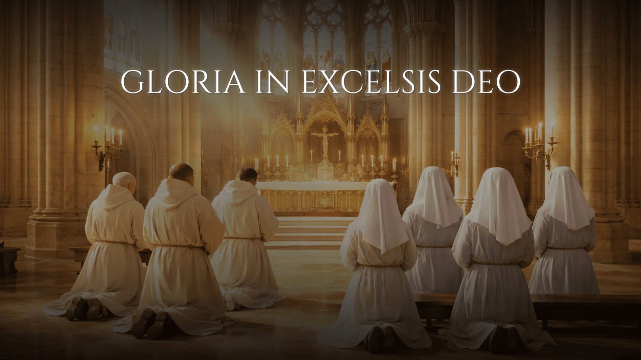 Gregorian Chant: Gloria in Excelsis Deo | Latin Catholic Prayerg