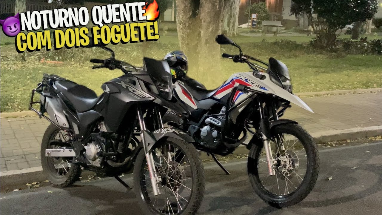 MELHOR MOTOVLOG NOTURNO COM DUAS XRE 300!😈🔥