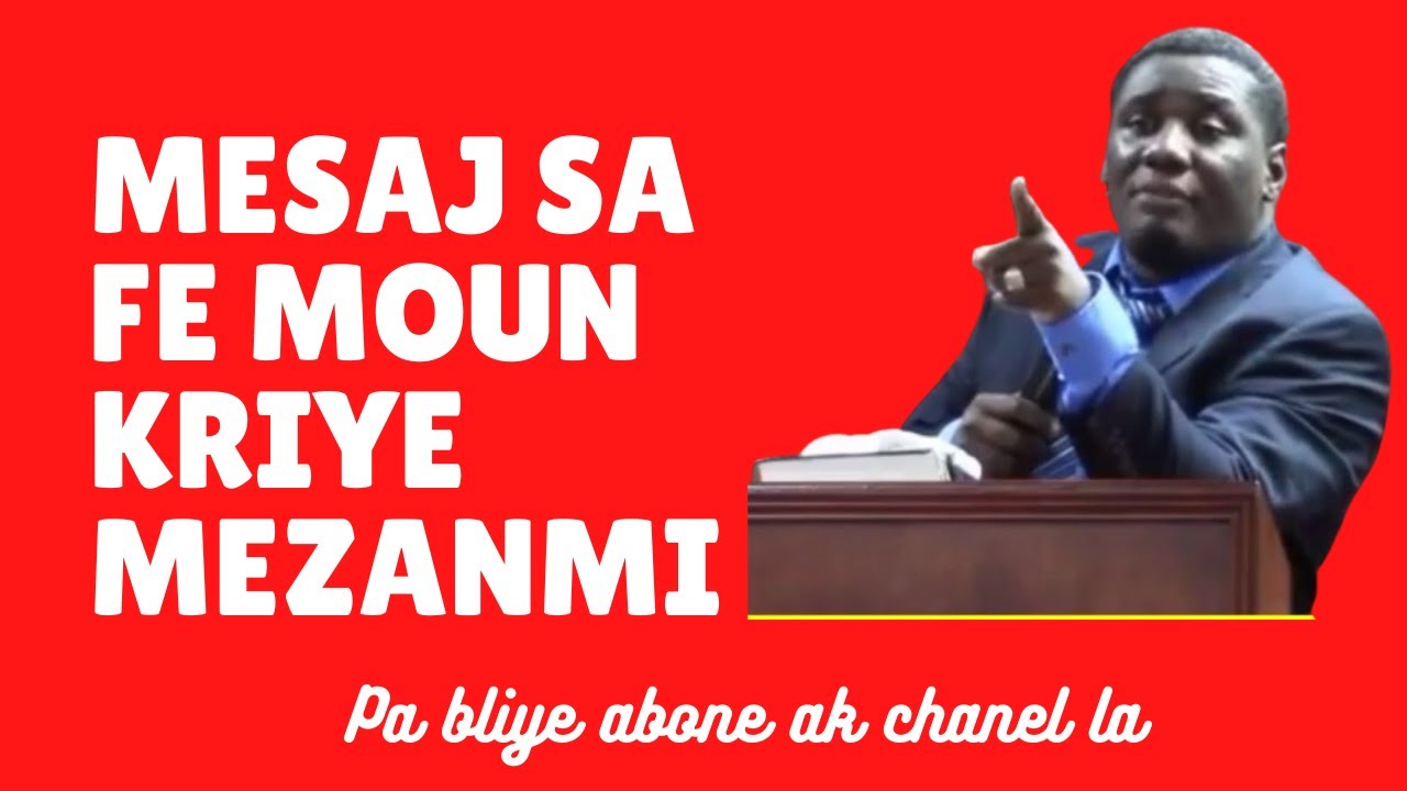 Mesaj sa a fe moun kriye mezanmi avek Yves et Yvan