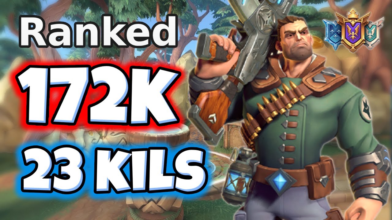 172k Dmg + 23 Kills VIKTOR Hyper Carry (Shrapnel) Paladins Ranked