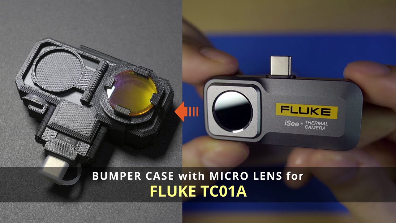 Making Fluke TC01A Bumper Case with Macro Lens