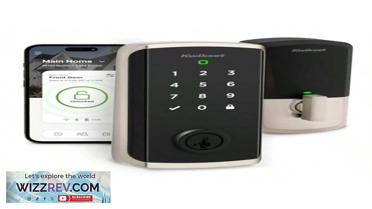 SLAW Kwikset Halo Select Smart Lock Бесключевой дверной замок Wi-Fi