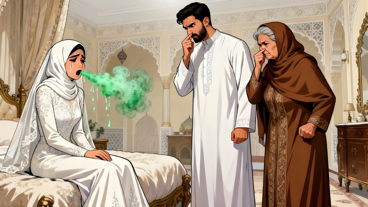 #قصة_العروس التي طلقها زوجها ليلة زفافها بسبب رائحة فمها الكريهة 🤢..فكان عقاب الله مرعبًا