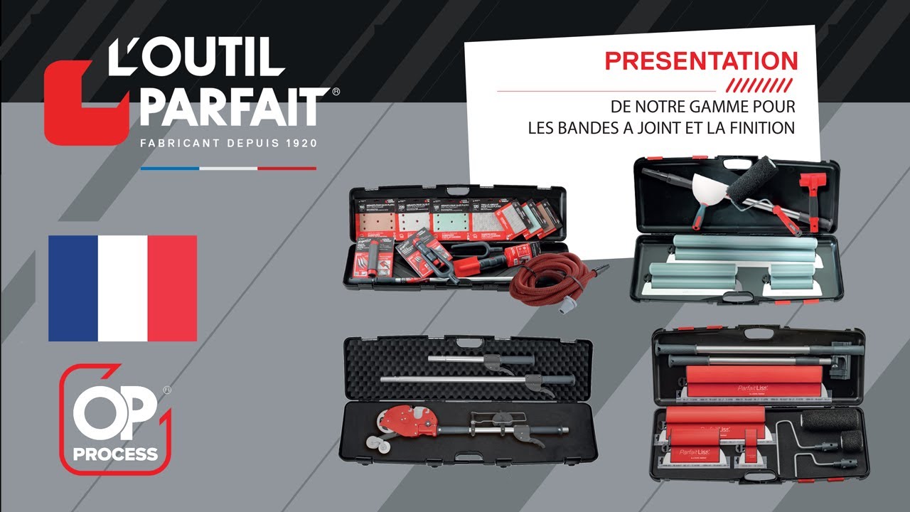 OP PROCESS - LA SOLUTION GLOBALE POUR LA POSE DE LA BANDE A JOINT A LA FINITION