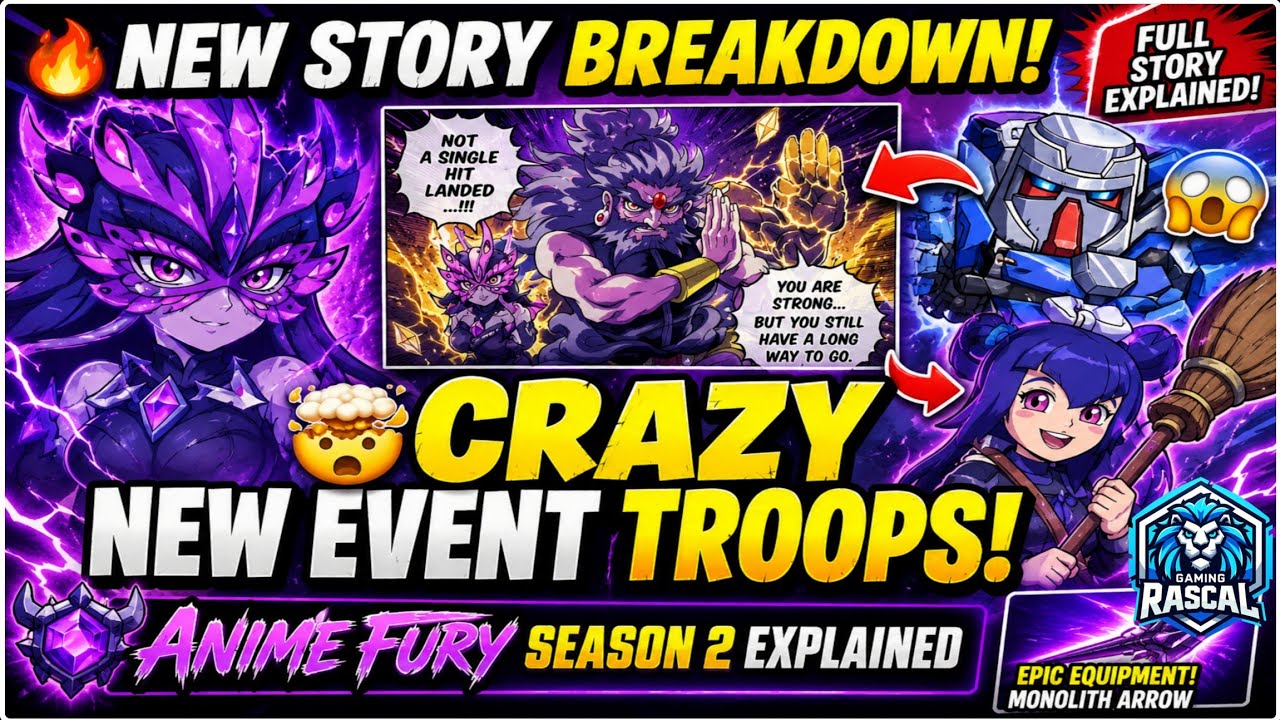 Anime Fury Season 2 Explained! CRAZY New Event Troops & Full Story Breakdown