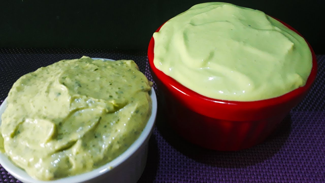 2 RECEITAS  de molho verde para LANCHE ou churrasco | Receita F&Aacute;CIL e gostosa !