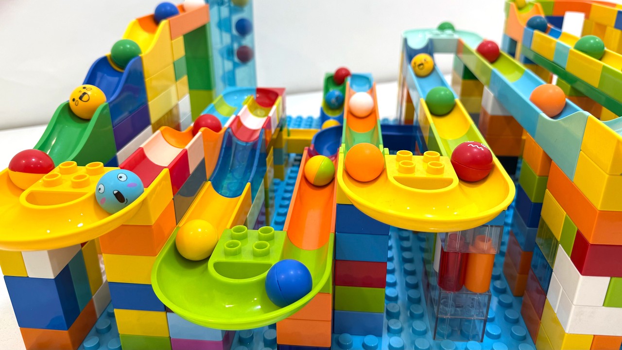 Crazy LEGO Duplo Marble Run ASMR Challenge! So Satisfying to Watch 🤯