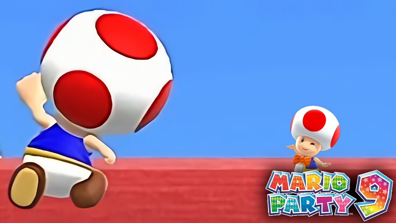 Mario Party 9 Step It Up Toad vs Koopa vs Shy Guy vs Kamek