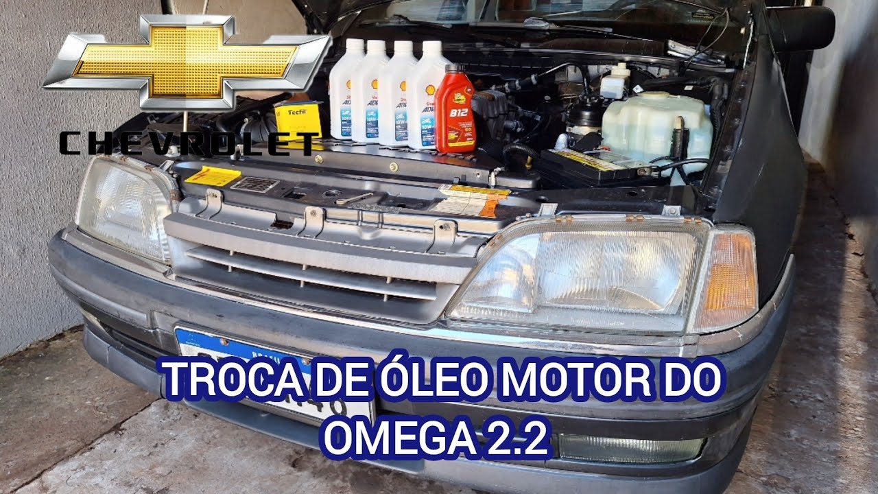 🔴COMO FAZER A TROCA DO ÓLEO DO MOTOR DO OMEGA 2.2