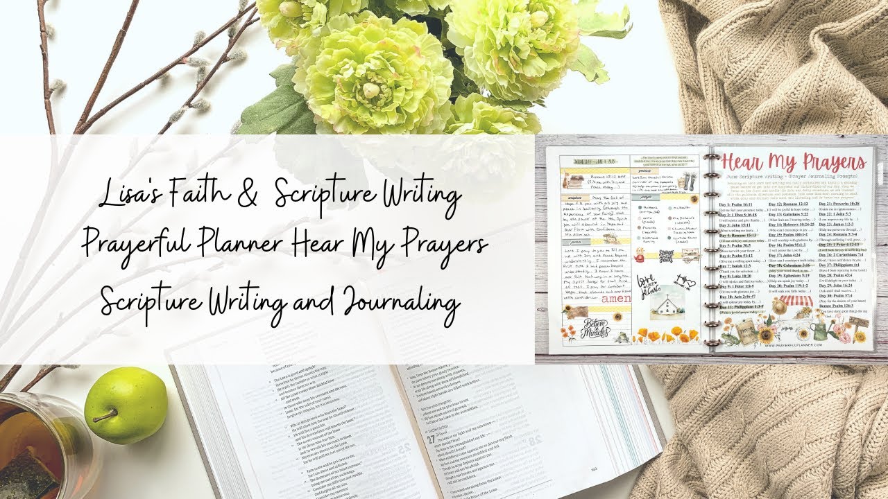 Romans 15:13 Peace and Joy || Hear My Prayers Scripture Writing and Journaling || Prayerful Planner