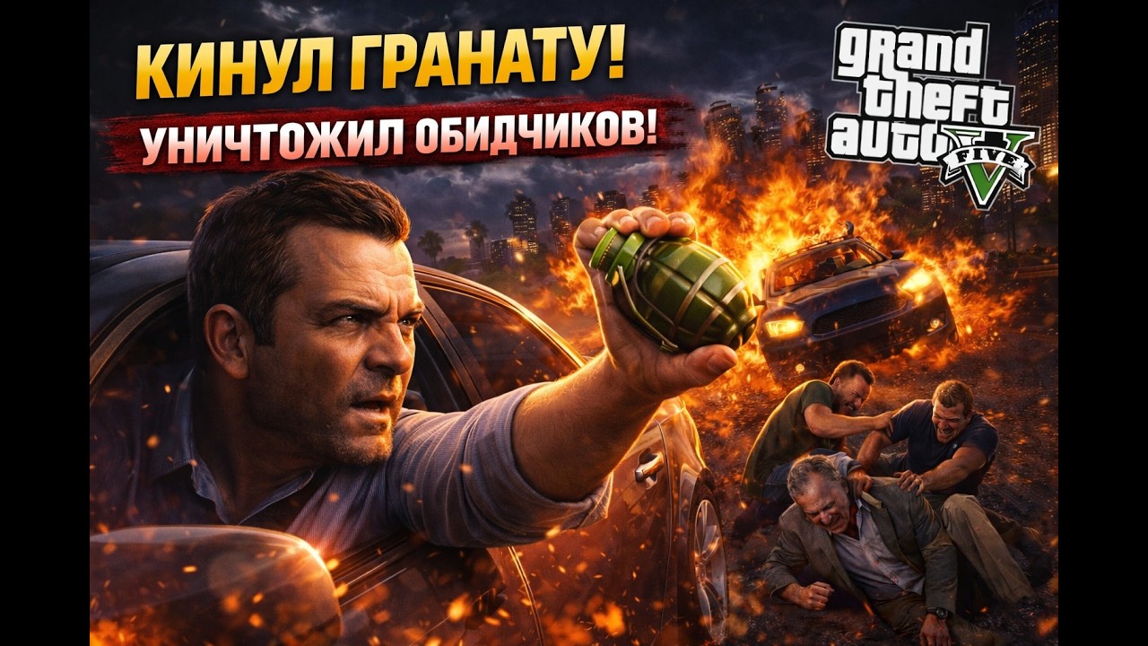 Майкл  Гранатамен жарып тастады! Миссия -71! (GTA V) (ГТА 5)