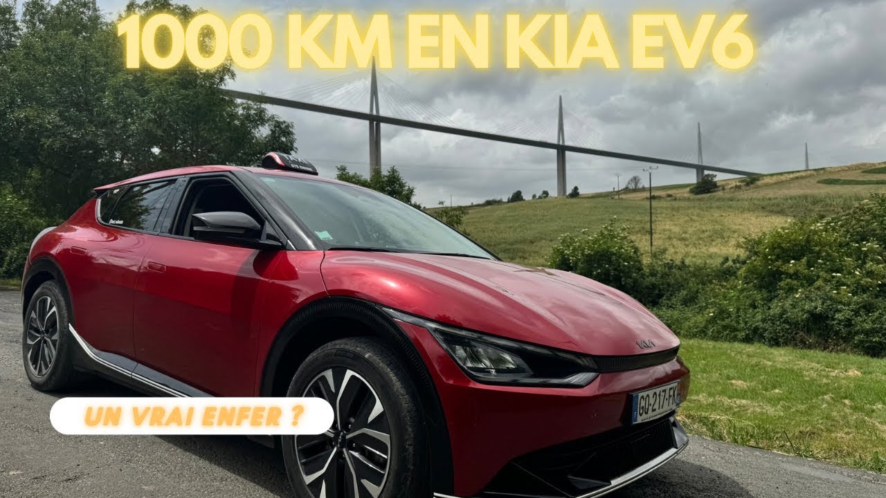 Road trip électrique de 1000 km direction l electric fans day en KIA EV6