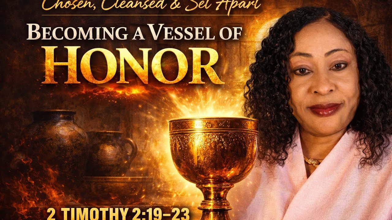 Chosen, Cleansed & Set Apart.Becoming a Vessel Of Honor