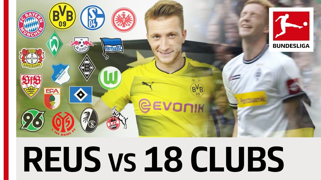 Marco Reus - 18 Clubs, 18 Goals - The Best Goal Against Every Club