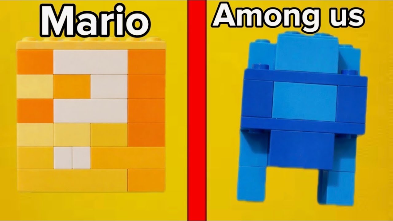 I built 5 video game relate items with LEGO!