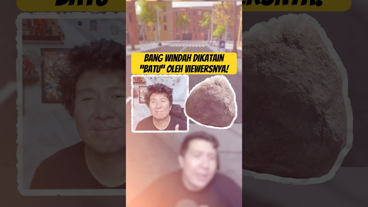 Bang windah dikatain &ldquo;Batu&rdquo; oleh Viewers-nya sendiri!!! #windahbasudara #windah #shorts #shortvideo