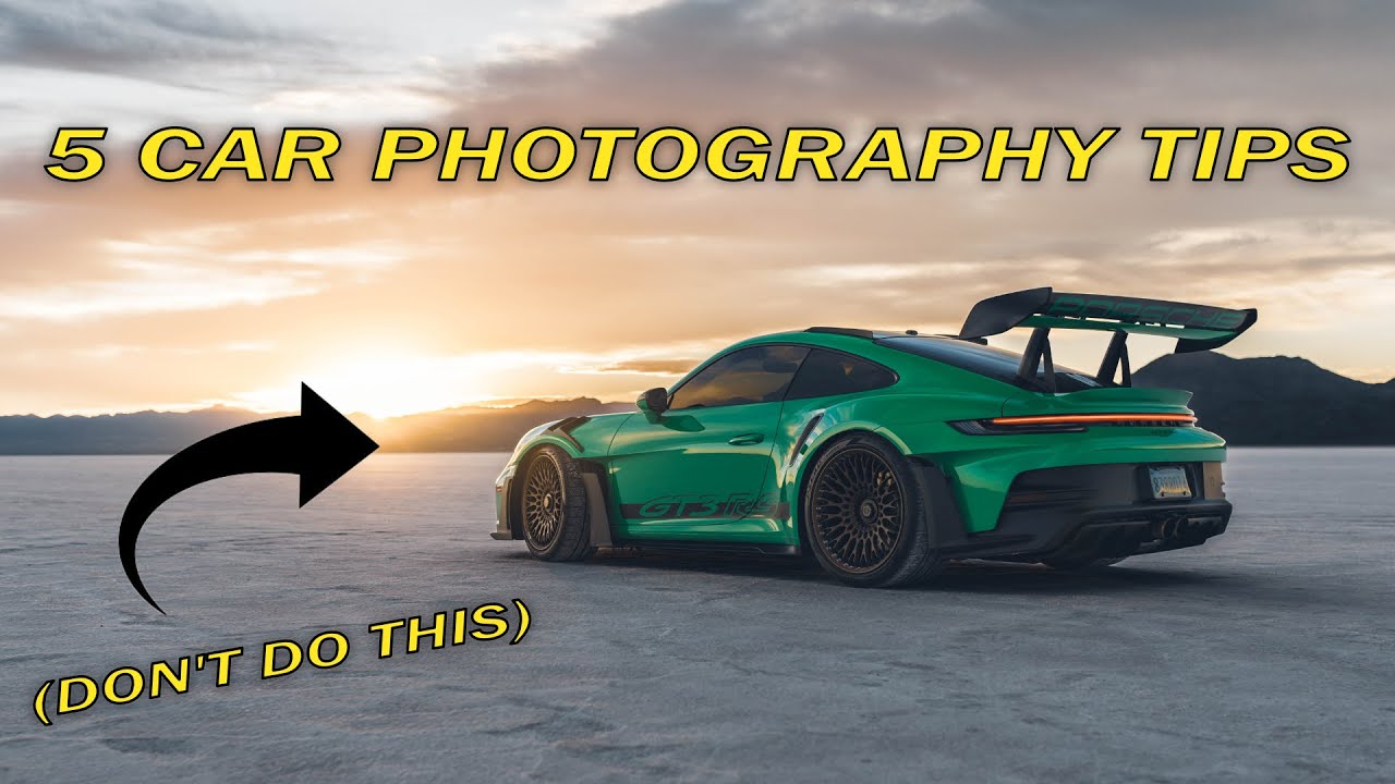 5 Car Photography Tips from a PRO Car Photographer!