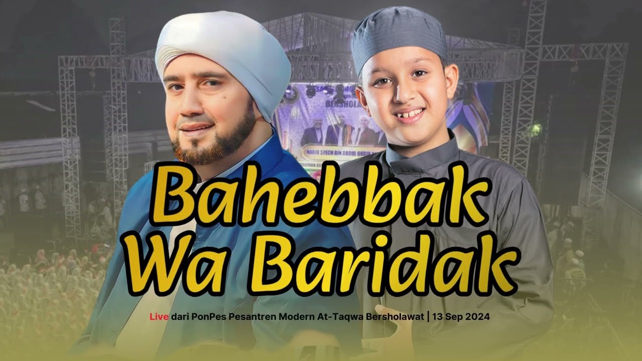 Muhammad Hadi & Habib Syech Senandungkan Bahebbak Wa Baridak di Ponpes Pesantren Modern At-Taqwa