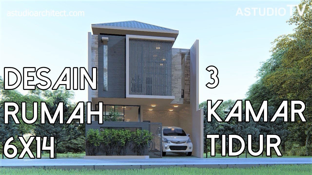 Casa 6x14 dengan 3 Kamar Tidur [kode 032C]