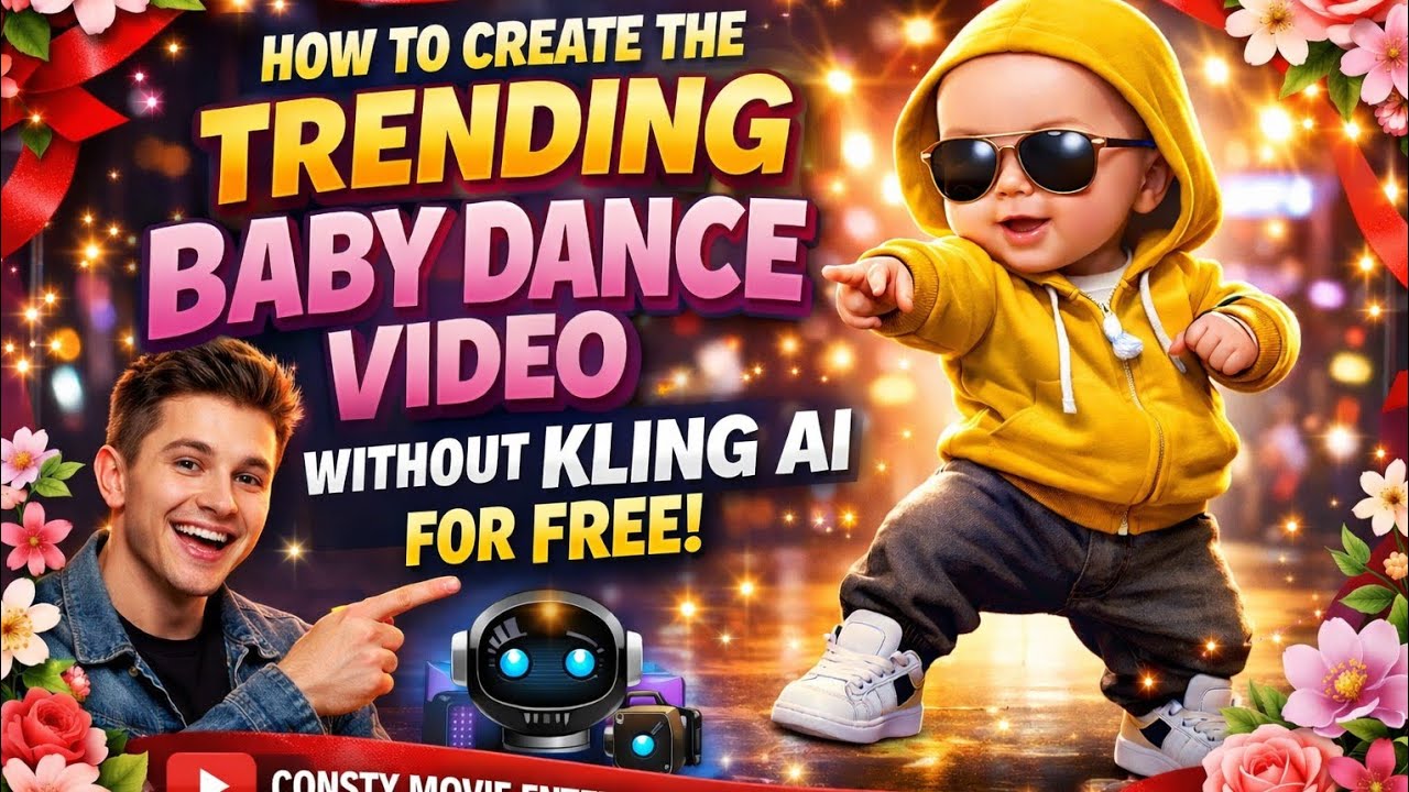 HOW TO CREATE BABY DANCE VIDEO WITHOUT KLING AI FOR FREE.