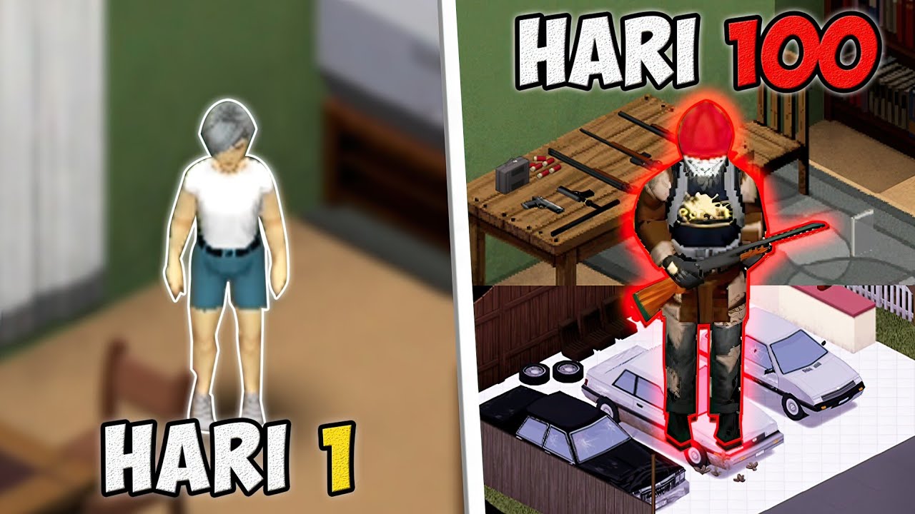 Aku Bertahan Hidup Selama 100 Hari di Project Zomboid, Inilah yang Terjadi