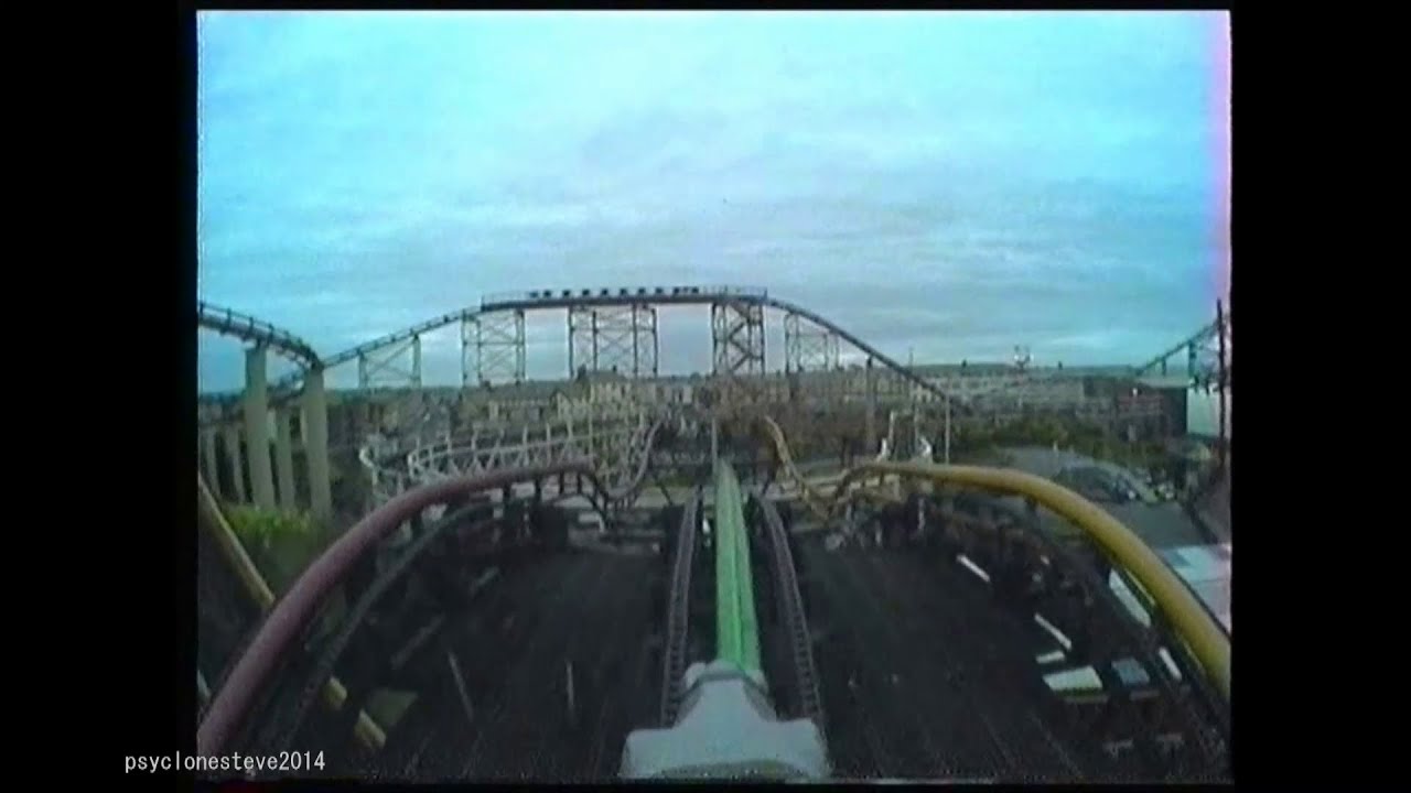 Steeplechase, Blackpool Pleasure Beach (Green Track POV) 1996.