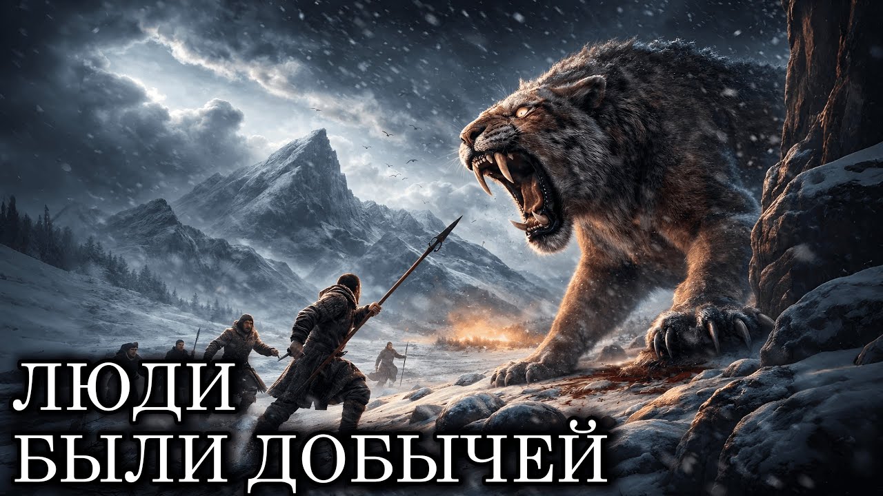 ПЛЕЙСТОЦЕН: Мир, где ПЕРВЫЕ ЛЮДИ ВЫЖИВАЛИ против ГИГАНТСКИХ ХИЩНИКОВ | Документалка для сна
