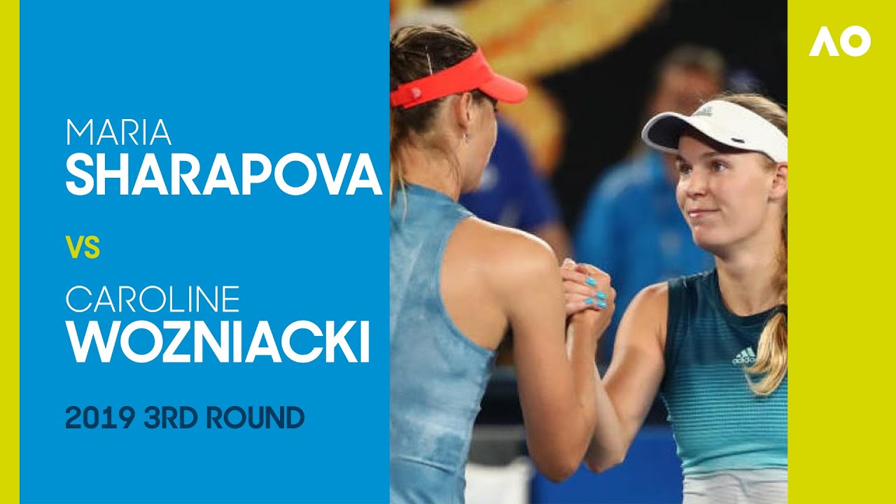 Former champion Maria Sharapova vs defending champion Caroline Wozniacki | Australian Open 2019