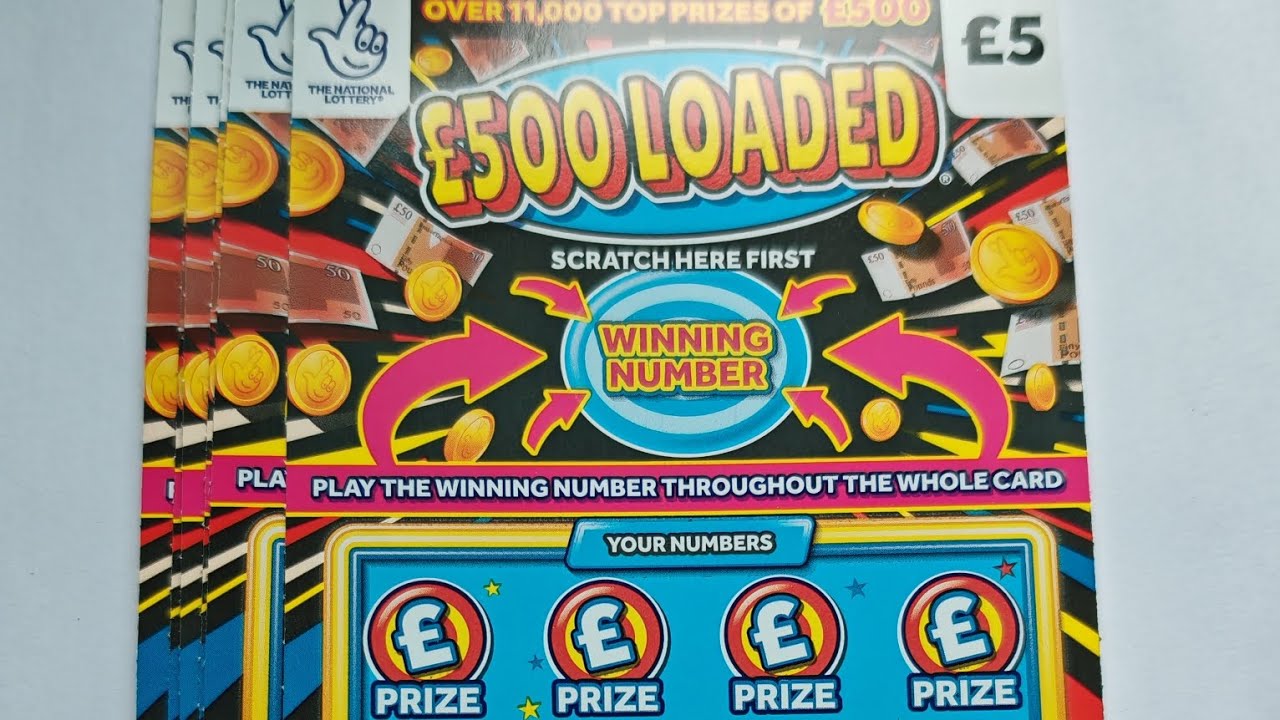 £500 loaded scratch cards £30 in play 