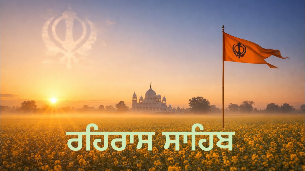 Rehras Sahib// ਰਹਿਰਾਸ ਸਾਹਿਬ ਦਾ ਪਾਠ// Nitnem