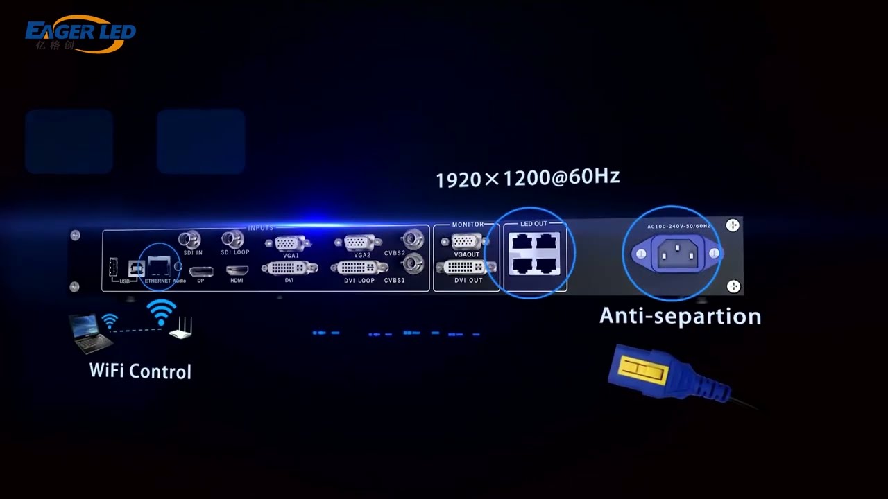 LED Video Wall Processor Novastar VX4S HD LED Display Video Controller Box LED Display Processor