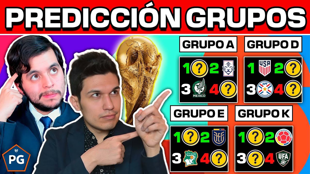 PREDICCIÓN: FASE DE GRUPOS MUNDIAL UNITED 2026🔥¿QUIÉNES TIENEN EL PEOR GRUPO? ¿CUÁLES EL MEJOR?