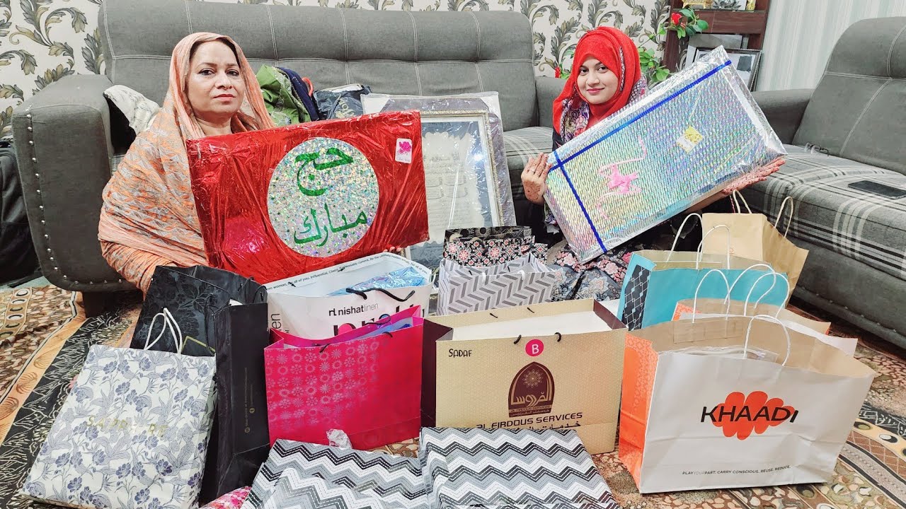 Opening Our Hajj Gifts 🎁 Lots Of Love 🩷💖