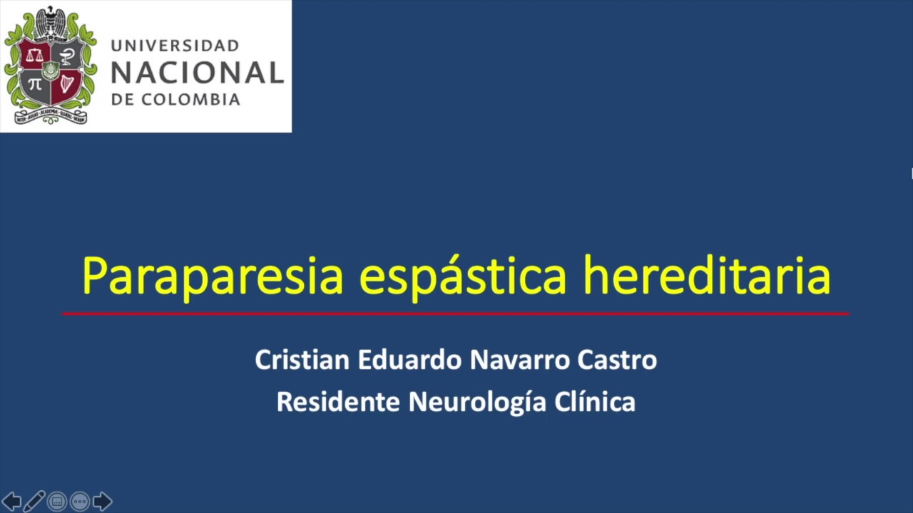 Paraparesia espástica hereditaria