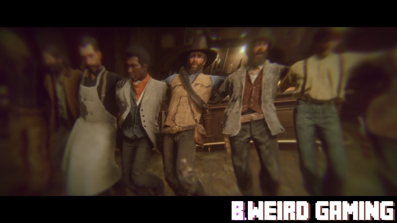 Red Dead Redemption 2 | Drunk With Lenny Bar Scene 4K