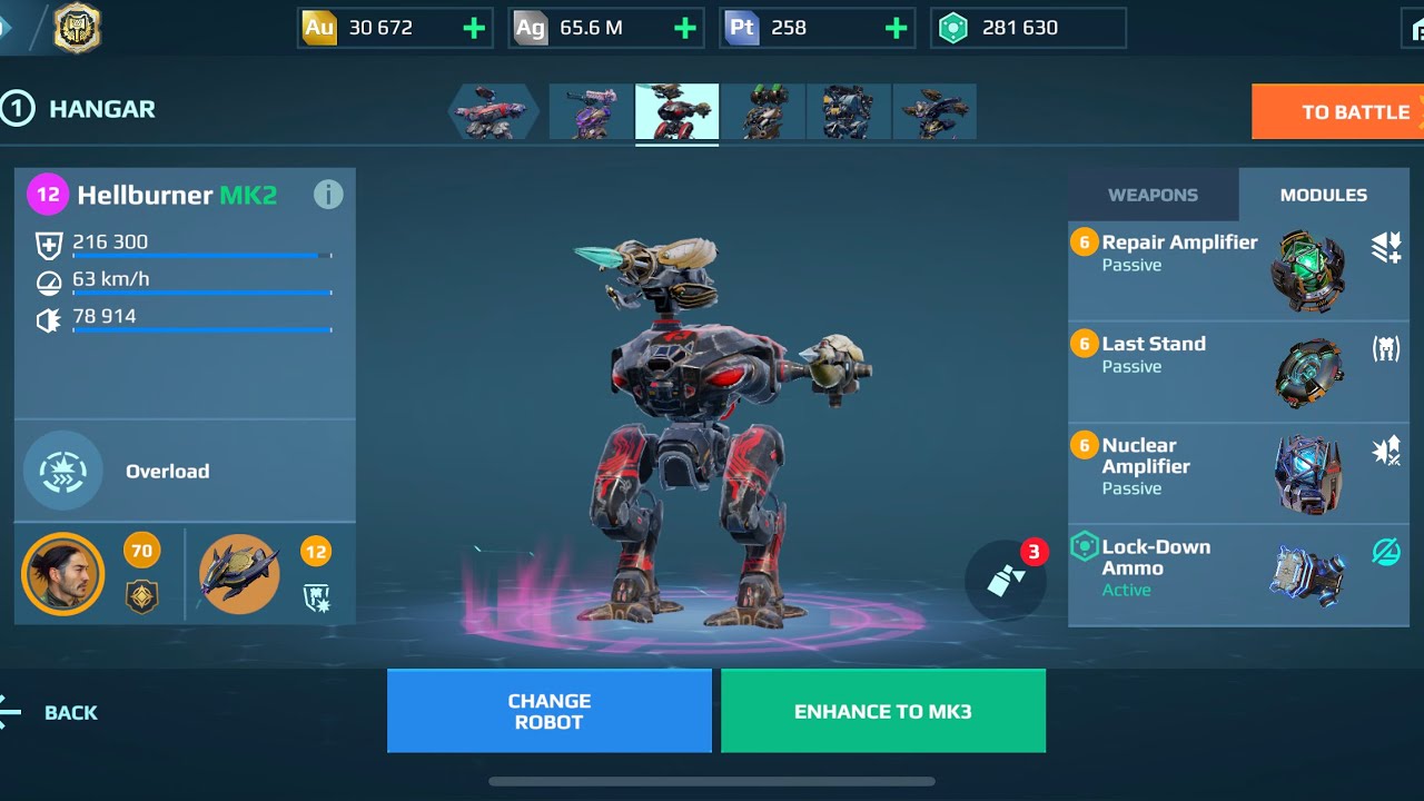 Hellburner Lockdown and rocking | War Robots Gameplay