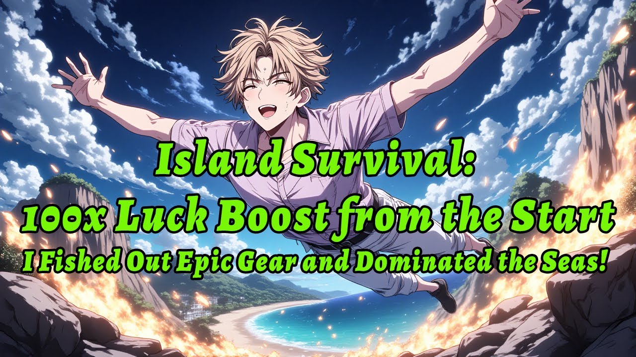 Island Survival: 100x Luck Boost from the Start, I Fished Out Epic Gear and Dominated the Seas!