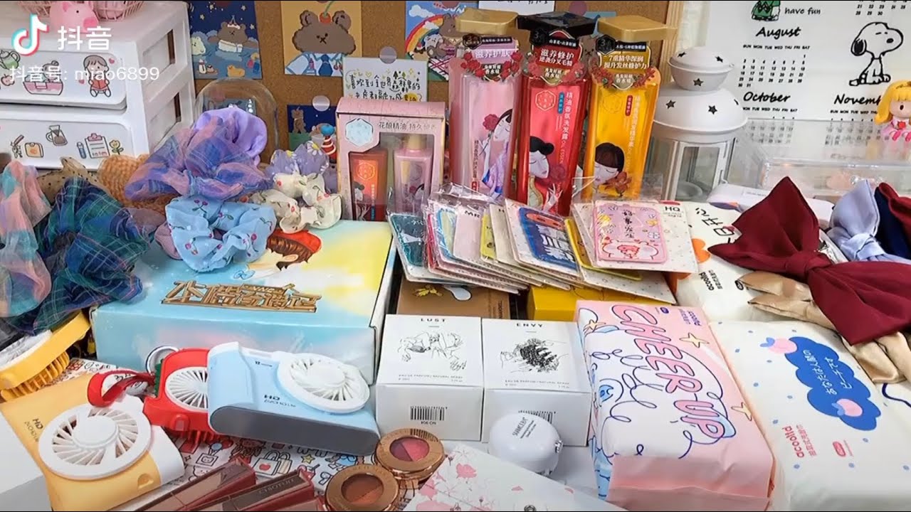 [Unboxing🌸Douyin Trung Quốc] #3 Đập hộp IPad, son môi, túi sách, balo, đồ ăn vặt tiktoker Trung 🍧