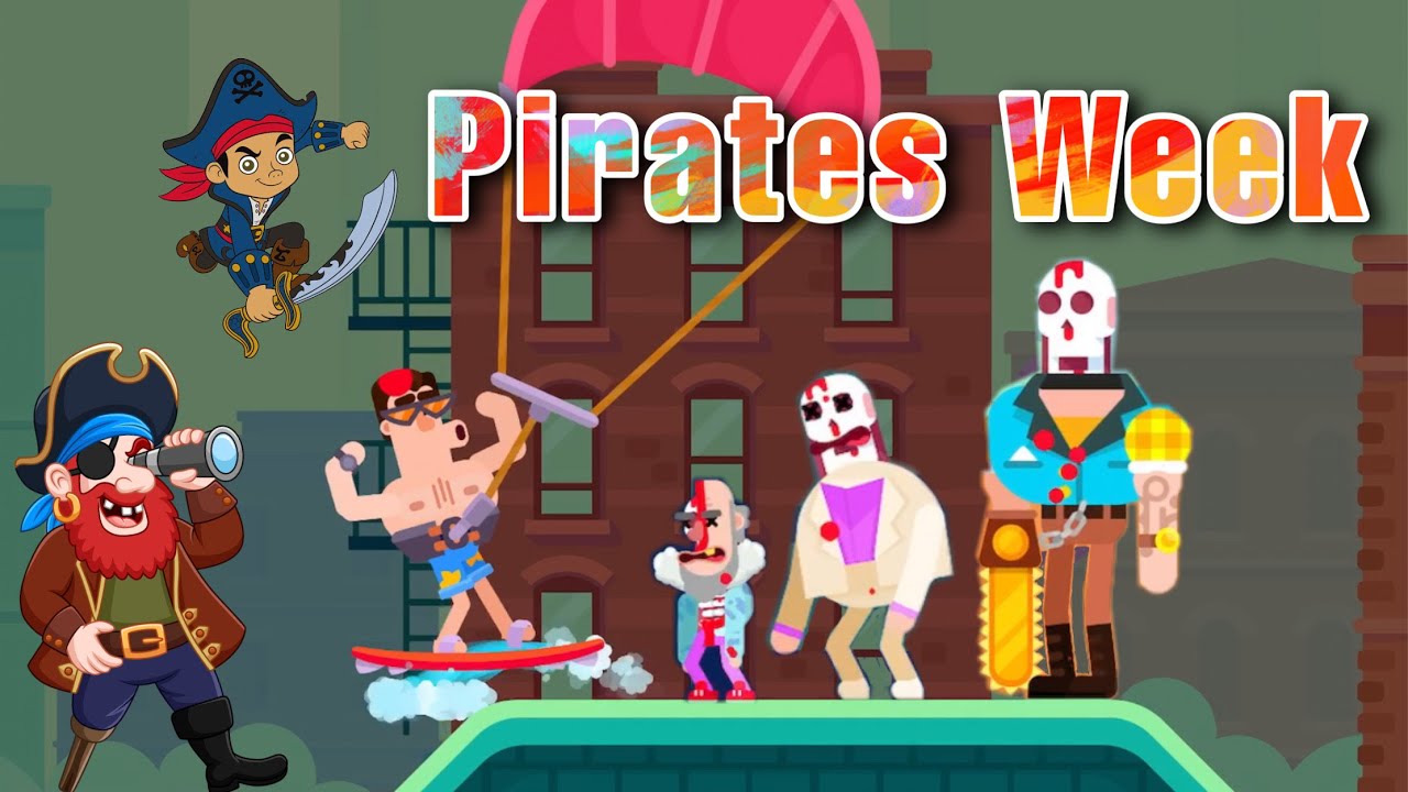 Bowmasters Pirates Week Gameplay