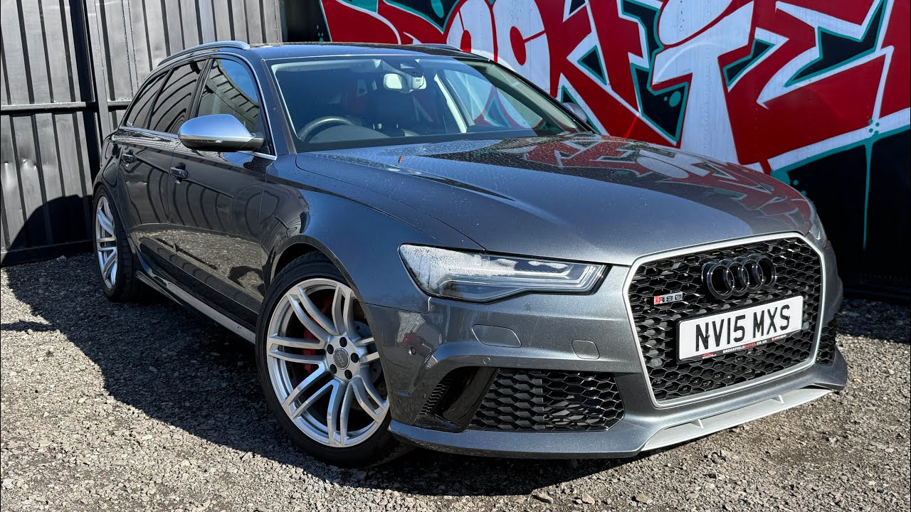 2015 RS6 4.0 V8 TFSI finished in Daytona Grey @ BROOKFIELD AUTOS 
