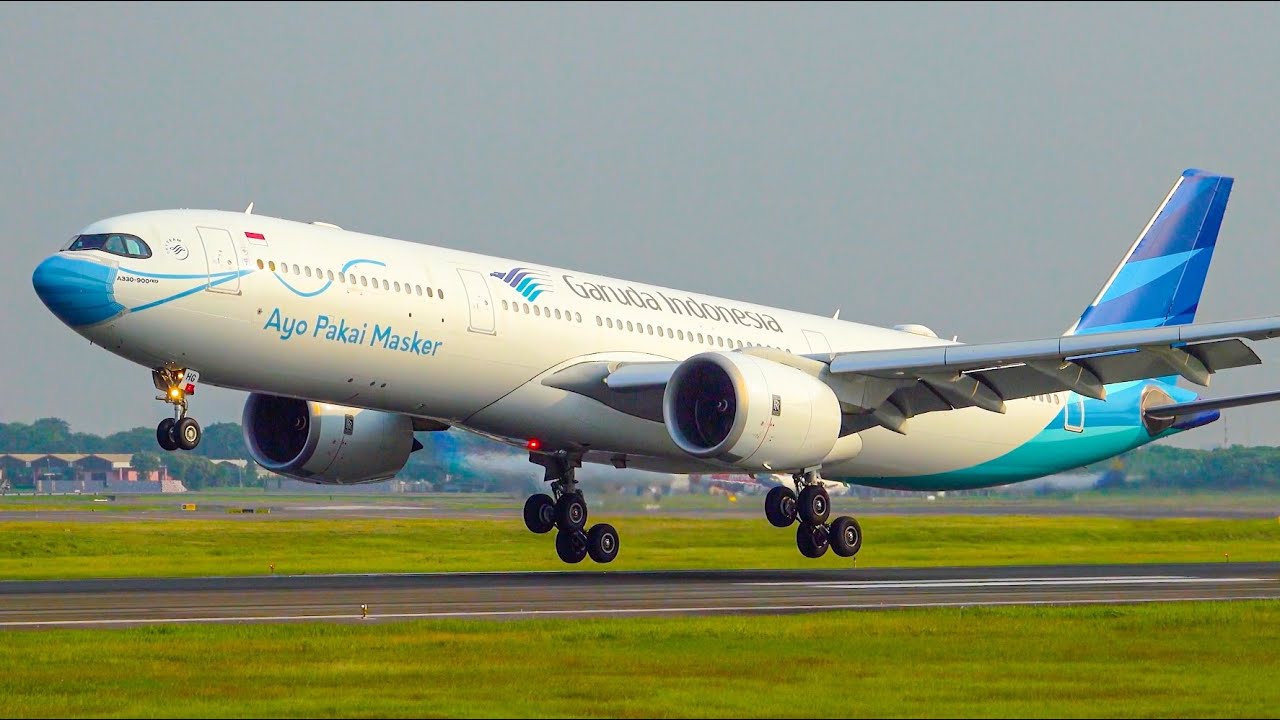 ✈️🇲🇨60 MINS Jakarta CGK Airport Plane Spotting ! Close up Takeoffs & Landings [CGK/WIII]