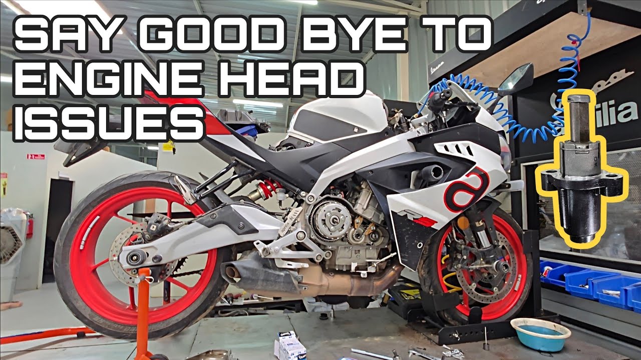 BIGGEST PROBLEM SOLVED !! FINALLY CHAIN TENSIONER CHANGED 😍😍 #aprilia #apriliars457 #vlog #trending 