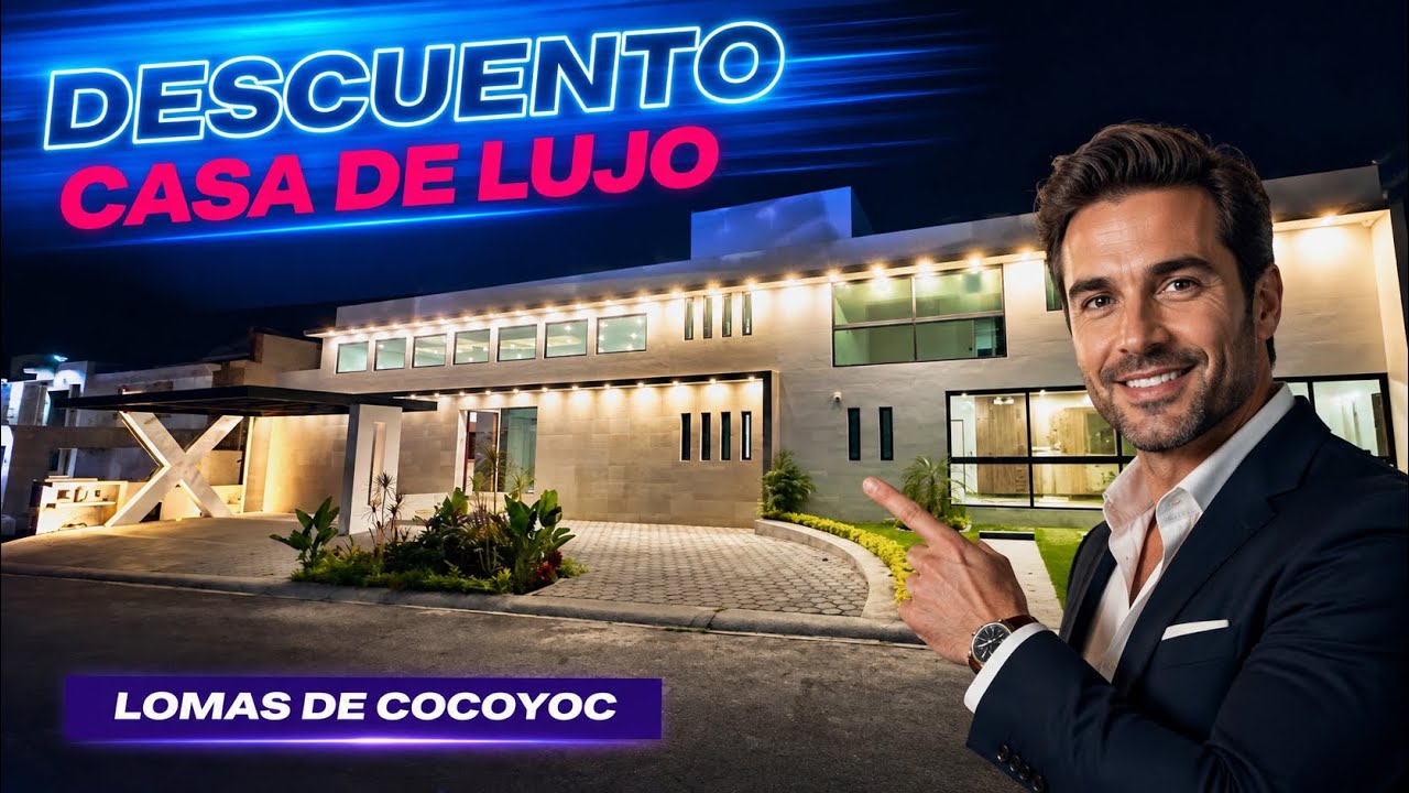 ¿Más de un MILLÓN DE DESCUENTO en la casa más COSTOSA en Lomas de Cocoyoc?