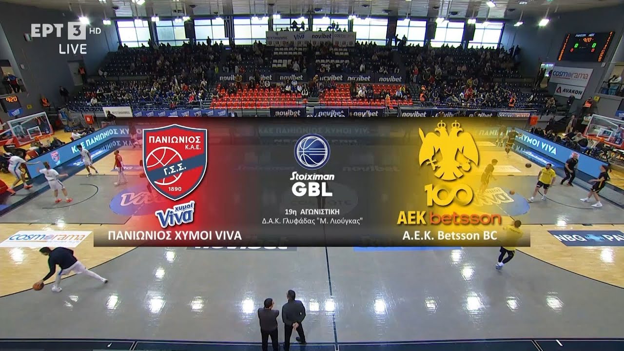 Stoiximan GBL 2024-2025 | Πανιώνιος ΧΥΜΟΙ VIVA – AEK Betsson BC | Highlights