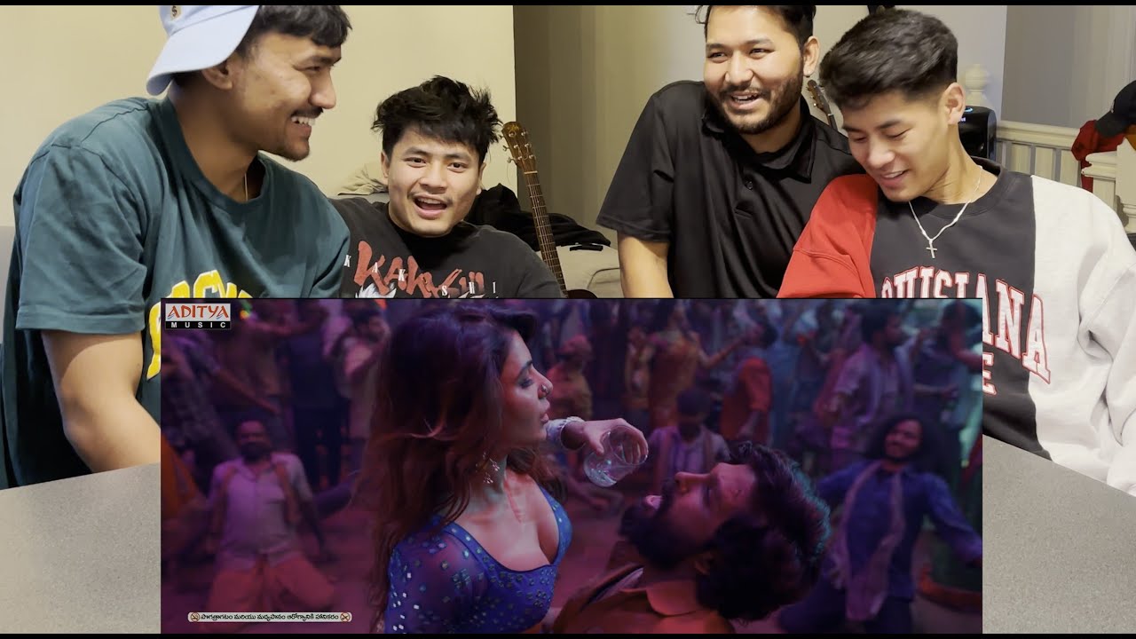 Oo Antava Mawa..Oo Oo Antava Full Video Song Reaction | Pushpa Songs | Allu Arjun | Pusha Is Fire