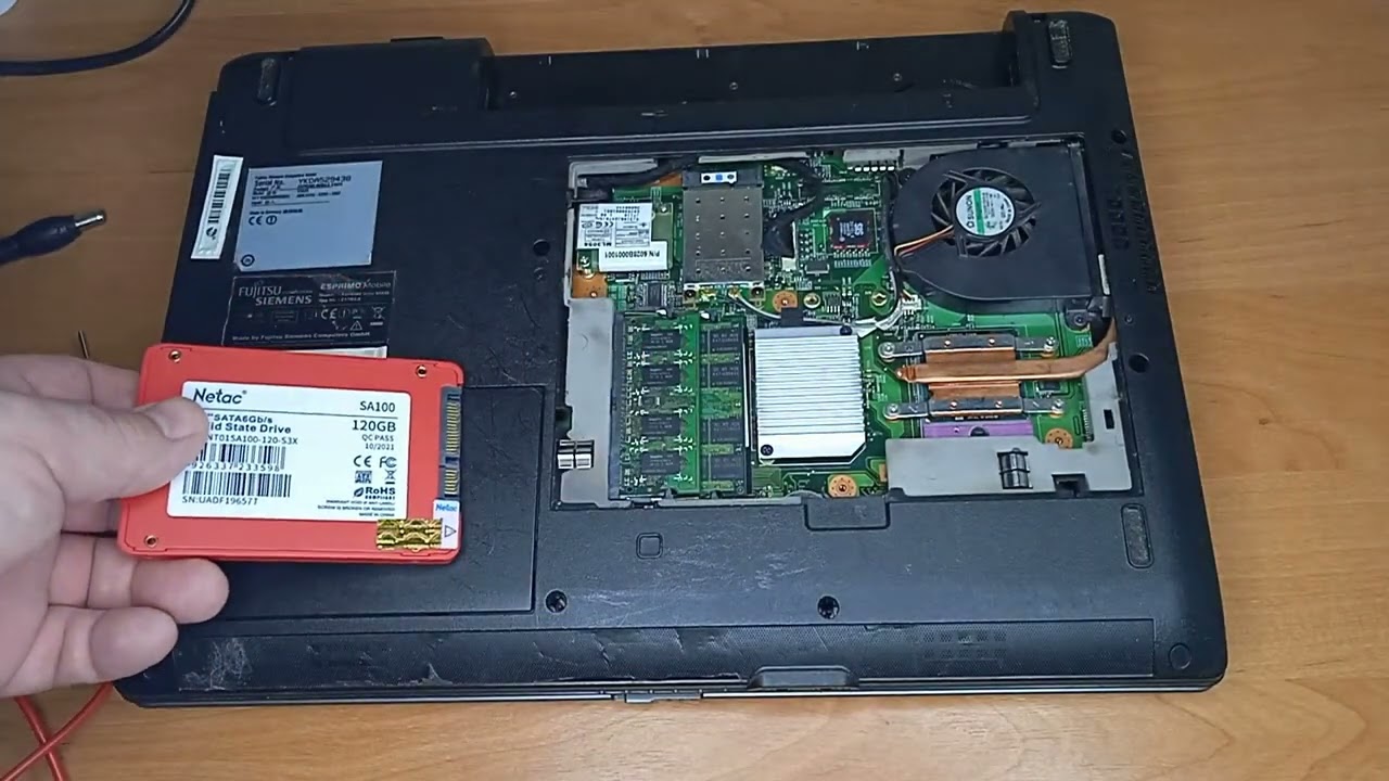 Fujitsu Siemens v5535 попытка абгрэйда провалена